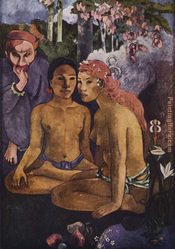 Cruel Tales painting - Paul Gauguin Cruel Tales art painting